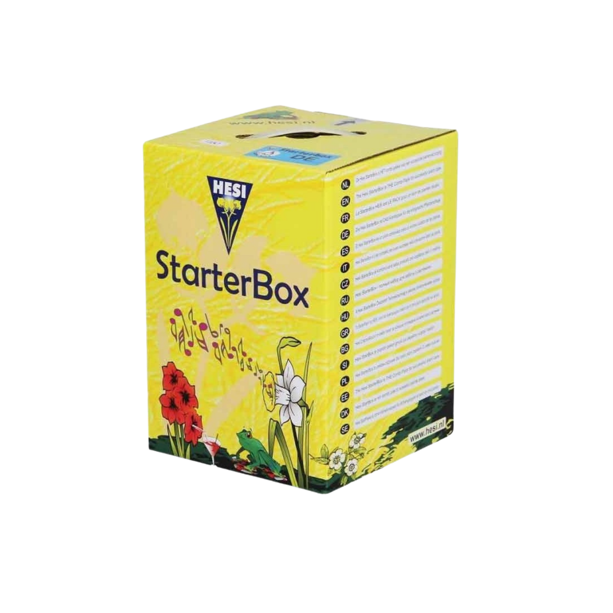 Hesi Starter Box Hidro – Kit completo de nutrientes para hidroponía